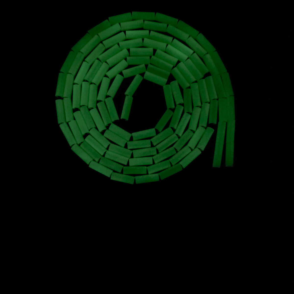 Cuerda para saltar Segmentada - Fosforescente Glow in the Dark (Verde Neón)