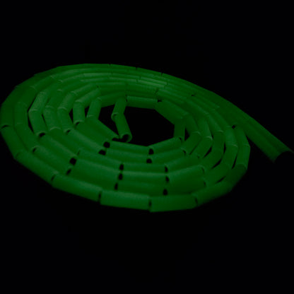Cuerda para saltar Segmentada - Fosforescente Glow in the Dark (Verde Neón)