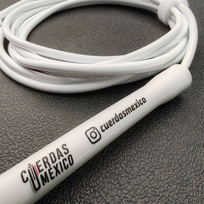 Cuerda para saltar de PVC - Blanca