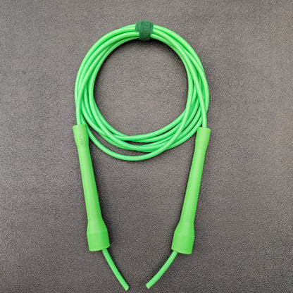 Cuerda para saltar de PVC - Verde Neón