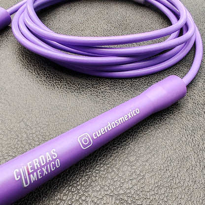 Cuerda para saltar de PVC - Morada