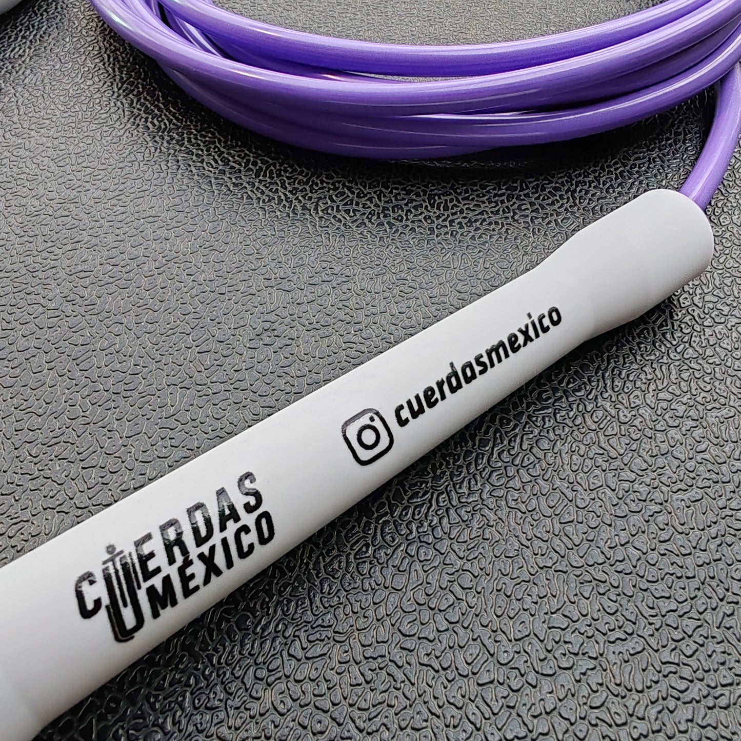 Cuerda para saltar de PVC - Morada