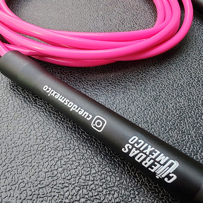 Cuerda para saltar de PVC - Rosa