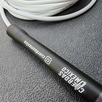 Cuerda para saltar de PVC - Blanca