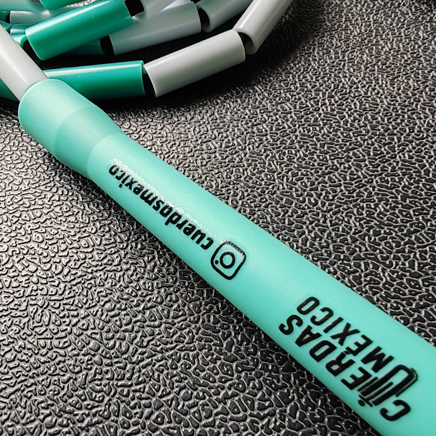 Cuerda para saltar Segmentada - Blanco con Turquesa (Multicolor)