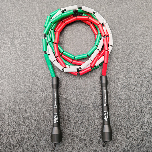Cuerda para saltar Segmentada - Tricolor MEX Bandera (Multicolor)