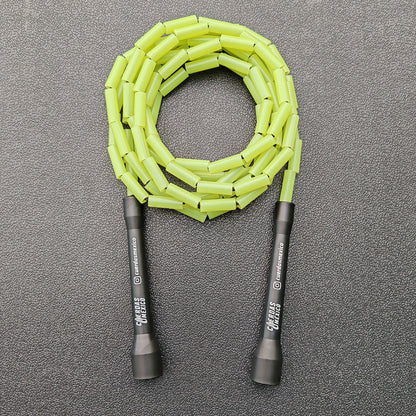 Cuerda para saltar Segmentada - Fosforescente Glow in the Dark (Verde Neón)