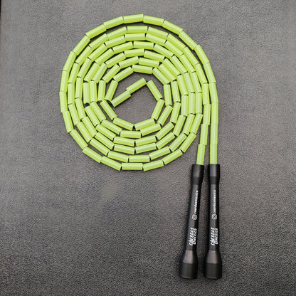 Cuerda para saltar Segmentada - Fosforescente Glow in the Dark (Verde Neón)